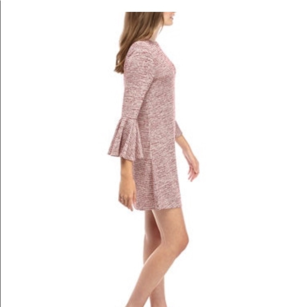 Speechless Bell Sleeve Stripe Hacci Dress - Picture 3 of 8